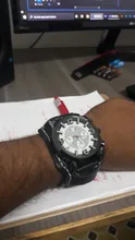 Jessingshow-Relojes Retro de cuero para hombre, cronógrafo deportivo, de cuarzo, estilo Punk, Masculino, 2020