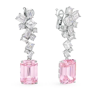 

Silver earrings with cubic zirconia sunlight sample 925