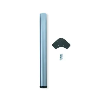 

Table leg dimmable Emuca D. 80x870mm steel metallic gray