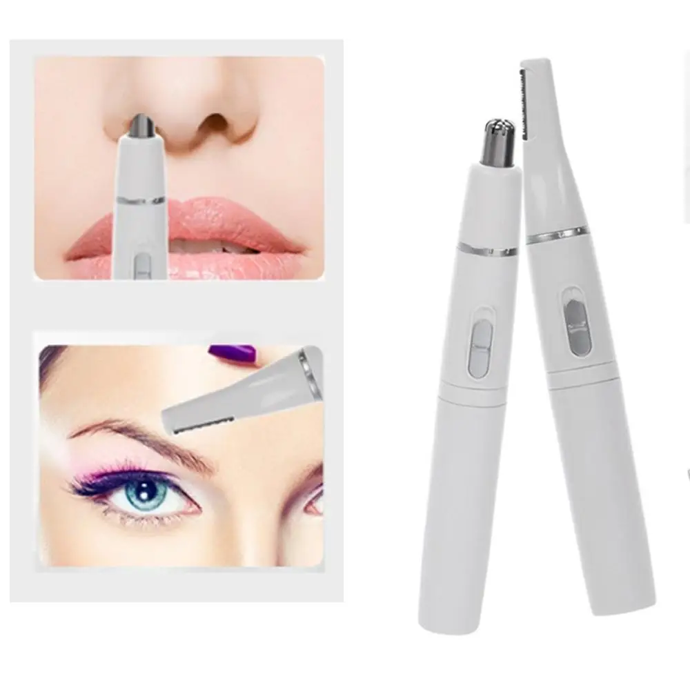 

Nose hair shaving device 2 in 1 nose hair shaving knife hair trimmer eyebrow trimmer electric eyebrow trimmer men and women
