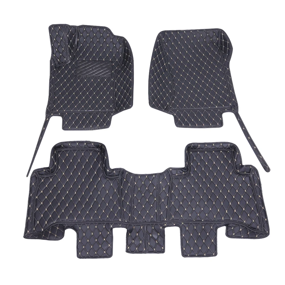 Автомобильный кожаный напольный коврик для Kia Sorento Waterprof, индивидуальный крой, 3D автомобильный напольный коврик, четыре сезона, аксессуары для салона автомобиля