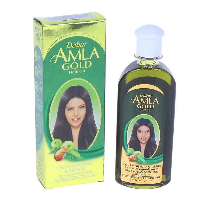 Масло для волос Dabur AMLA Gold 'Золотое' естественный блеск 200 мл (комплект из 2 шт) |