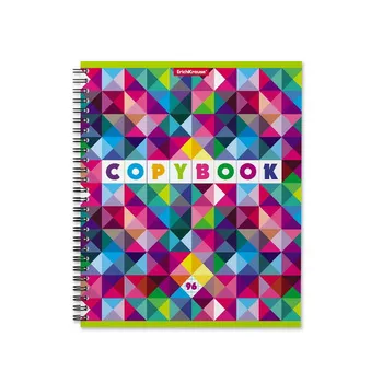 

Notebook general on the spiral rainbow rhombs, 96 sheets, Cage, lamination glossy erichkrause 46855ek