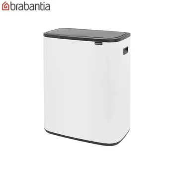 

Бак мусорный Brabantia "Touch Bin Bo", 2х30л, белый, 221408