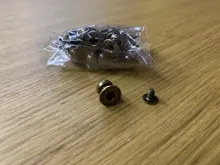 Studs DIY Belt Screw-Rivets Nail-Buckles Spikes-Decor Monk Metal Head Crafts Round Watchband