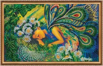 

AB-336 set for embroidery with beads 'fairy son' 32*20 cm