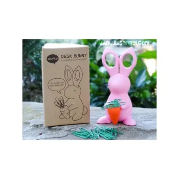 

Scissors Support and Magnetic Clip Holder Rabbit (By Qualy)