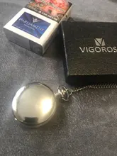 VIGOROSO-reloj de bolsillo de cuarzo para hombre y mujer, de aleación de Metal negro, Estilo Steampunk, clásico, con bolsillos, cadena, collar, colgante