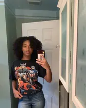 Extensión de pelo rizado Afro para mujeres negras, cabello humano Remy de 8-20 pulgadas, Color Natural, Janin, gran oferta