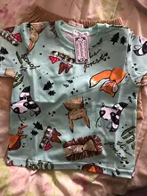 Sanlutoz lindo niños conjuntos de ropa de algodón de manga corta Tops de bebé + Pantalones cortos 2 uds recién nacido Ropa de dibujos animados