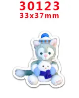 30 шт мультяшный персонаж плоское украшение из смолы PR 30120 - Цвет: 30123
