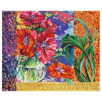 

AB-488 set for embroidery with beads 'abris art' 'анемоны', 39*32 cm
