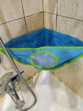 Organizador de juguetes para niños, bolsa de almacenamiento con ventosa para baño, impermeable, para colección para niños, bolsa de pared colgante