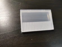 Caja de almacenamiento clara de 10/20/30 ranuras para limas de uñas, contenedor para accesorios de uñas