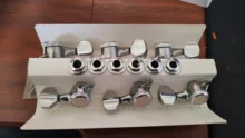 Tuning Pegs Tuners Guitar Electric-Guitar-Machine-Heads Metal-Lock GUYKER Silver