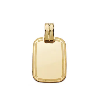 

Pendant Gold Plate 18k frame 20mm. [AA0535]