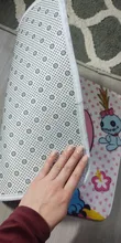 Disney Stitch-felpudo antideslizante a rayas, Alfombra de cocina, alfombrilla para pies, baño, cocina, balcón y baño