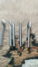 10 uds 1/8 HSS de rebajadora brocas de fresado de Dremel de carburo Rotary rebabas herramientas de madera de Metal de piedra raíz tallado de fresado