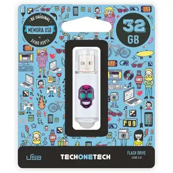 

Pendrive tech one tech skull Mayan 32gb usb 2.0