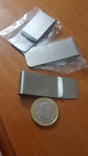 Clip de Metal de acero inoxidable para billetes, Clip para cartera, Collar, BILLETERA, efectivo, ID, tarjeta de crédito, tres colores, 2018