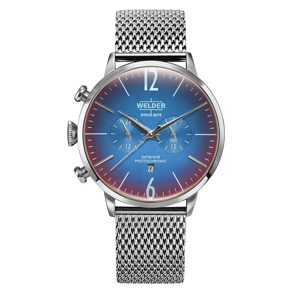 Часы сварщик Moody man Breezy WWRC403 Сфера объектив Фотохромные ремешок Milanese mesh Модель: