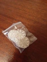 20 unids/lote 25mm hueco de cobre de pluma de pavo real flores envolturas de filigrana conectores encanto resultados para joyería hacer componentes