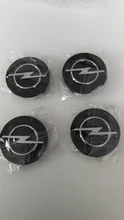 Tapas de llantas para coche Opel, tapacubos de centro de rueda, Logo, insignia, accesorios, diámetro exterior de 56mm, 59mm, 60mm, 65mm, 68mm, 4 Uds.