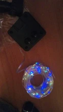String-Lights Garland Solar-Lamp Fairy LED 20m-Decor Holiday Christmas-Party Garden Outdoor