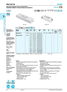 

TCI 127573 ELECTRONIC TRANSFORMER 350/725MA 15/32W LED (MADE IN ITALY)