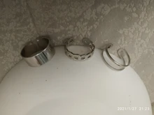 Conjunto de anillos circulares Punk para mujer, Hiphop/Rock, accesorios de dedo con índice de apertura, hebilla, anillo de cola de junta, joyería