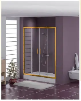 

Duşakabincim 138 Cm Altın Sarı Duşakabin - Duş Üstü İki Kapılı