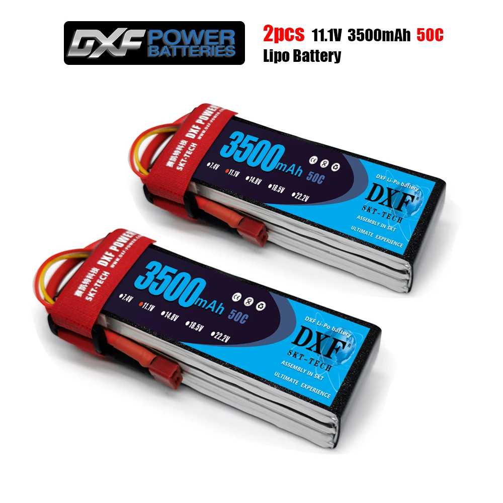 Литий-полимерный аккумулятор DXF 3500 мАч 11 1 В 50C-100C 3S XT60/DEANS/XT90/EC5 для AKKU Drone FPV грузовик