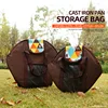 1Pc Outdoor Camping Kitchen Utensil Cookware Storage Bag Travel Barbecue Tray Frying Pan Organizer 1