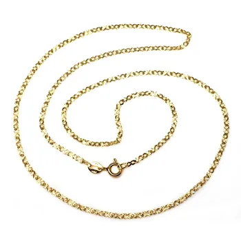 

Chain 9k gold 50cm. Diamond thickness 1.5mm. Closure reasa unisex