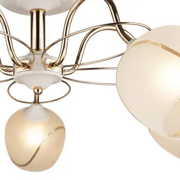 

Ceiling interior chandelier Rio in Art Deco style, 60 W, e27, for 5 lamps