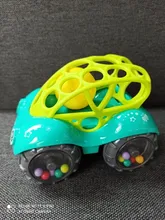 Coche de juguete para bebé, cuna, campana móvil, anillos, agarre de gutapercha, pelota para atrapar s para recién nacidos de 0 a 12 meses