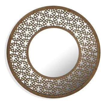 

Mirror Crystal MDF Wood/Metal (6 x 60 x 60 cm)