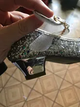 Zapatos de princesa para niñas, zapatillas con flores y brillantina para niñas pequeñas, incluye tacón alto y moño estilo mariposa, en azul, rosa y plata, talla 26-38