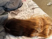 Peluca de cabello humano degradado para mujer postizo frontal de encaje rubio miel, Ombre 1B/27 1B Borgoña, cuerpo brasileño ondulado con cierre