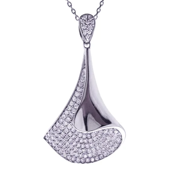 

Sterling silver pendant 925mls and zircons