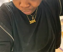 Cxwind Collar personalizado con número de año y fecha especial para mujeres, collar con colgante de año de nacimiento de 1989 a 2000, joyería de regalo