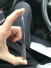 Mini portátil magnética imán pluma herramienta de capacidad para recoger tuerca perno extensible vara de recogida Stick