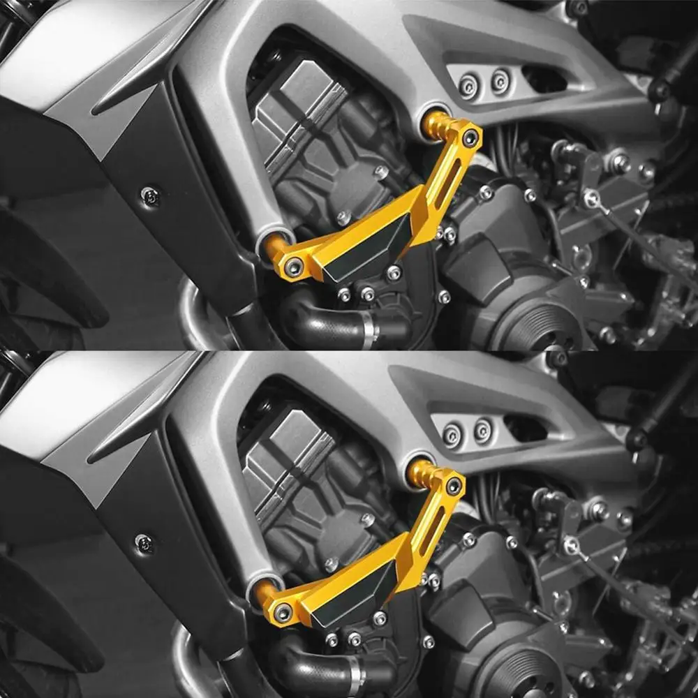 Для Yamaha MT07 Рамка слайдер FZ07 MT-07 FZ-07 MT FZ 07 ЧПУ Защита двигателя Краш колодки Чехол слайдер протектор