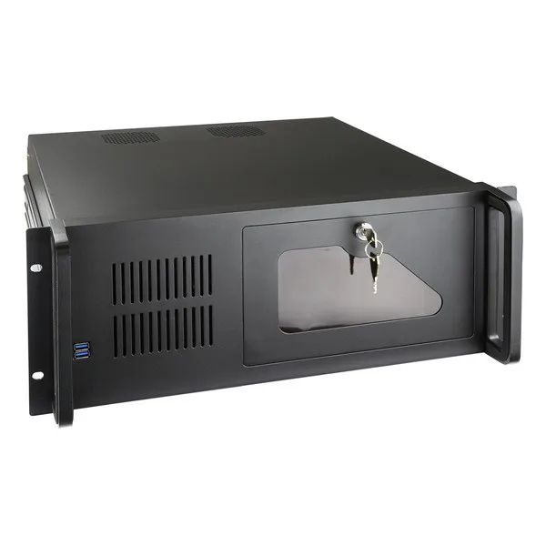 ATX Box TooQ RACK-406N-USB3 1" 4U черный