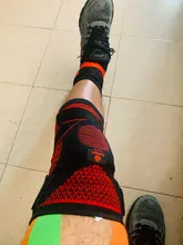 Kuangmi 1 pc Ankle Support Brace Sports Foot Stabilizer Adjustable Ankle SockStraps Protector Football  Guard Ankle Sprain Pads