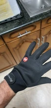 Guantes de ciclismo con soporte de muñeca para invierno, protectores de mano antideslizantes para deportes al aire libre, a prueba de viento, con pantalla táctil