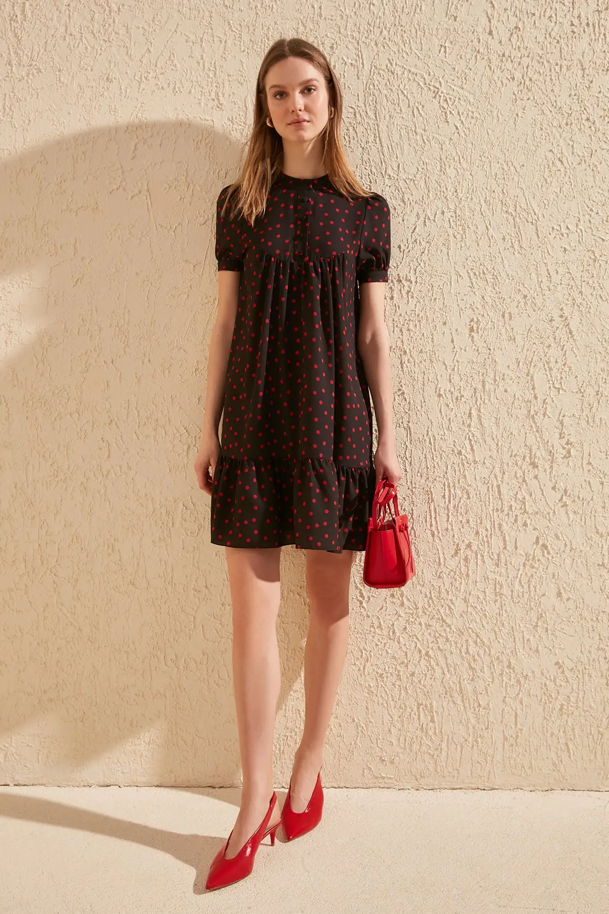 

Trendyol Polka Dot Dress TWOSS20EL1600