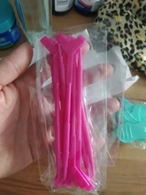 Barra de plástico para permanente de pestañas, 10 Uds., 2 vías, extensión de pestañas, pegamento caliente, cuchara Y forma de peine, cepillo de pestaña, rizador, aplicador