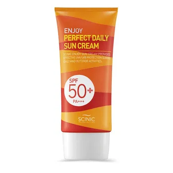 

Sunscreen for face and body scinic enjoy perfect Daily Sun Cream SPF 50/PA +++