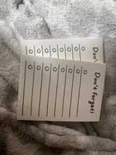 Yoofun-Bloc de notas creativo para la agenda diaria, 50 hojas, para la agenda, suministros escolares, papelería